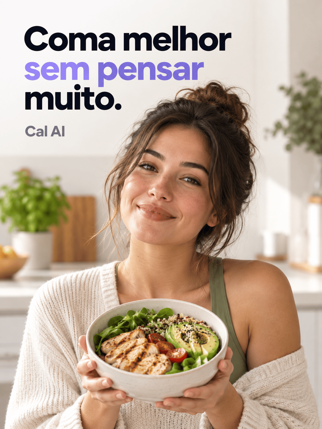 Criativo do Cal AI: Coma melhor sem pensar muito.